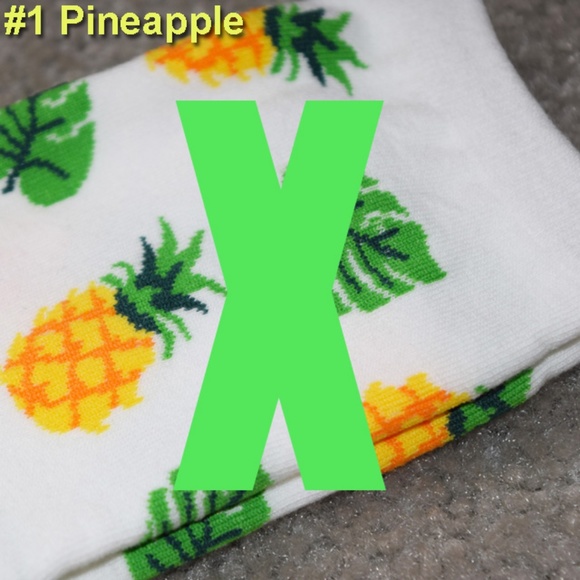 NWT Women's Socks Fruit Pattern - Picture 3 of 7